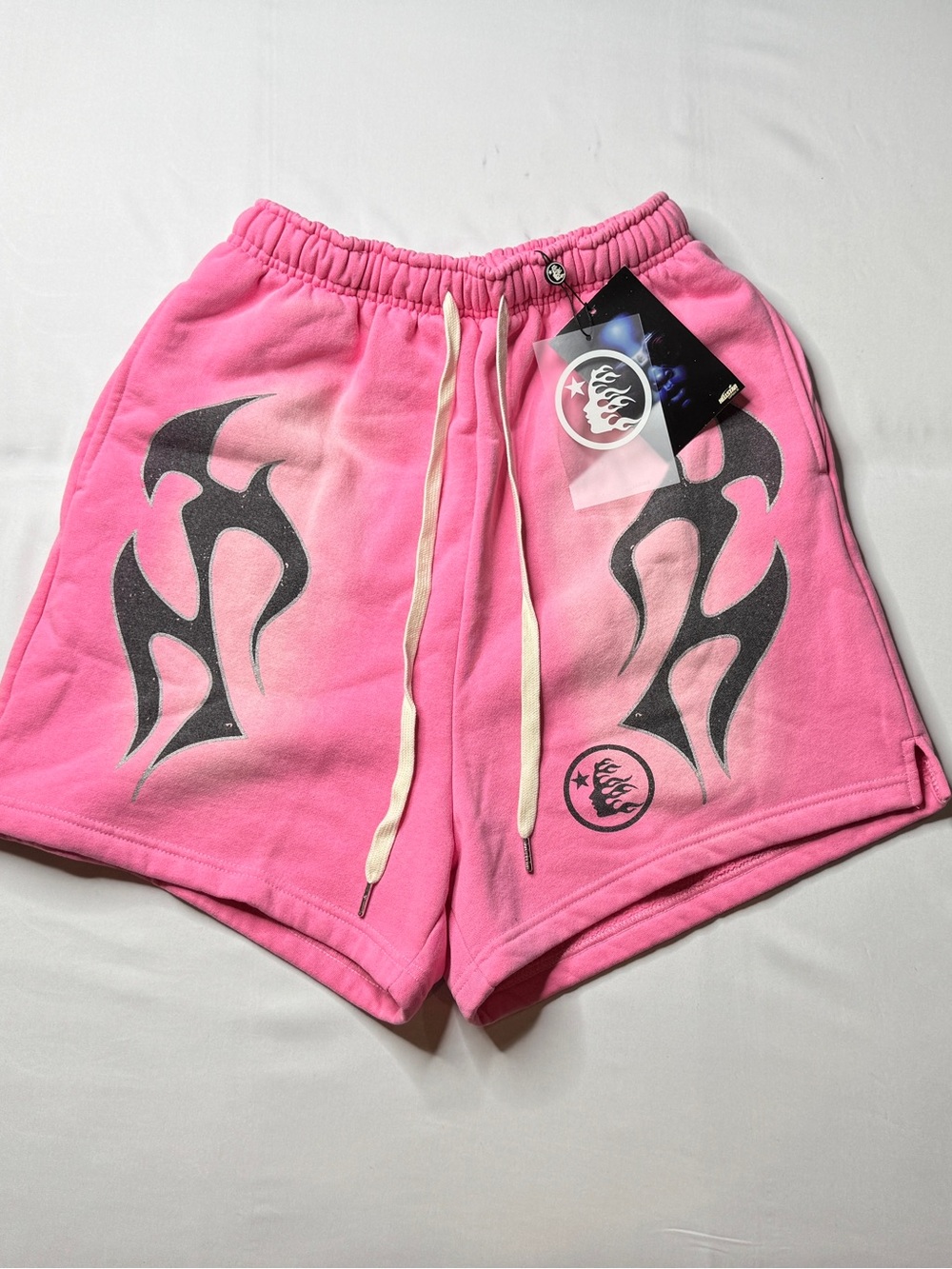 Hellstar flame pink shorts
